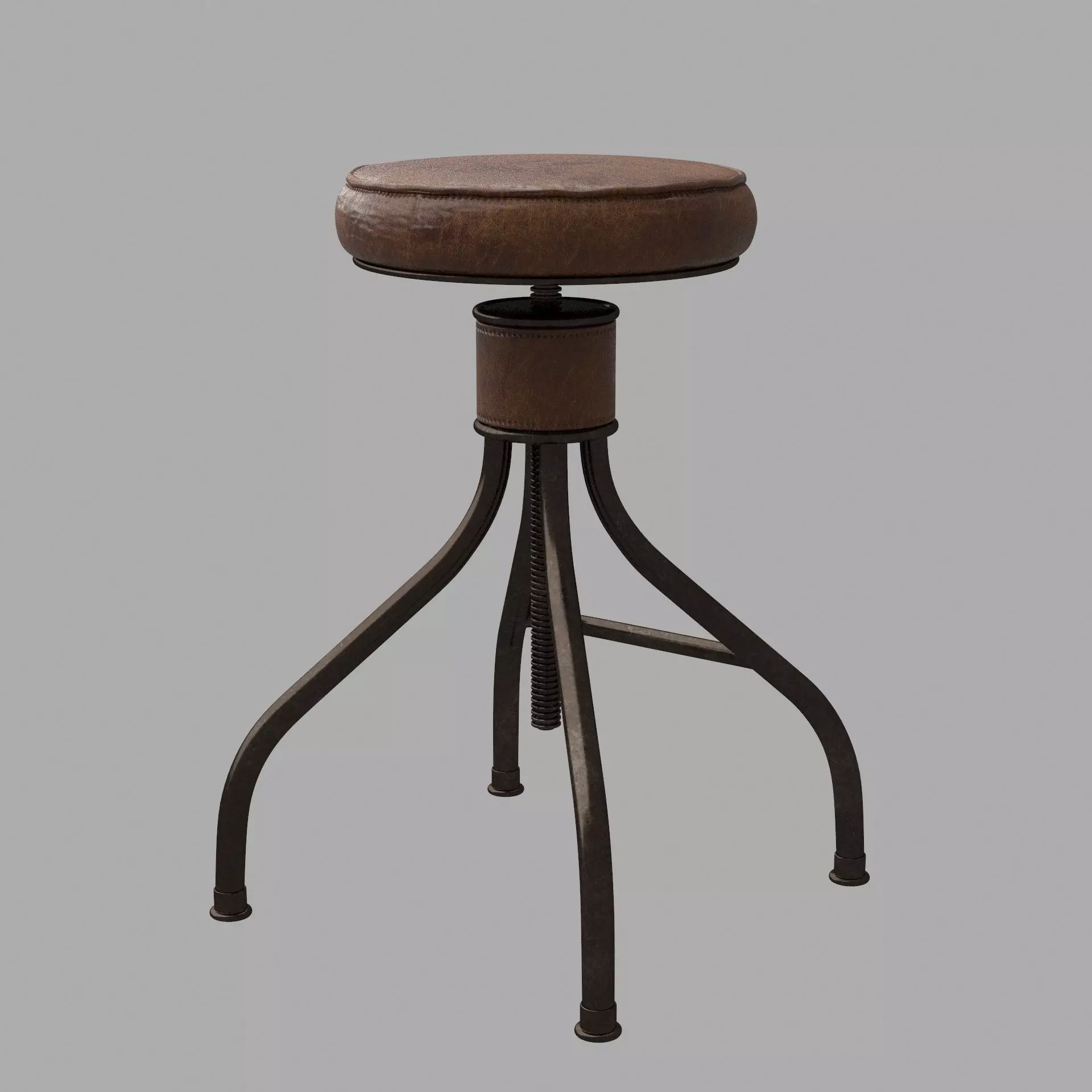 Cimmeria Bar Stool 3D model_2