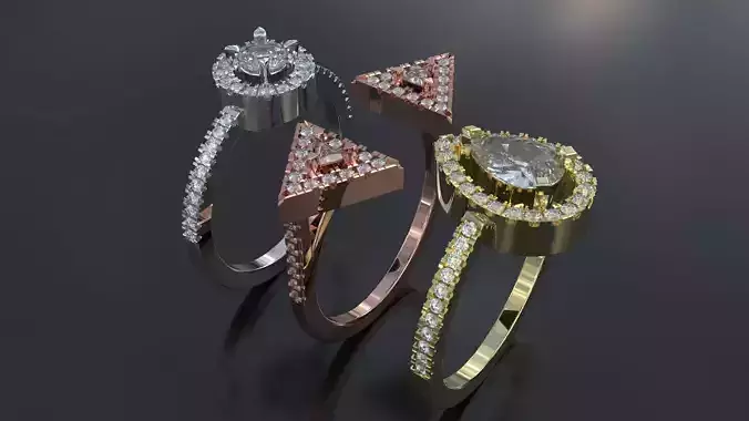 Messika ring gold