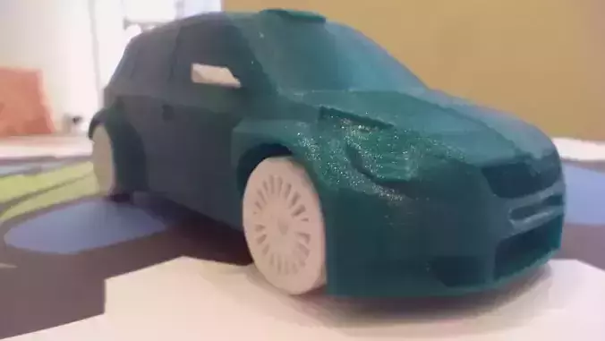 Skoda Fabia s2000 wrc 3D print model