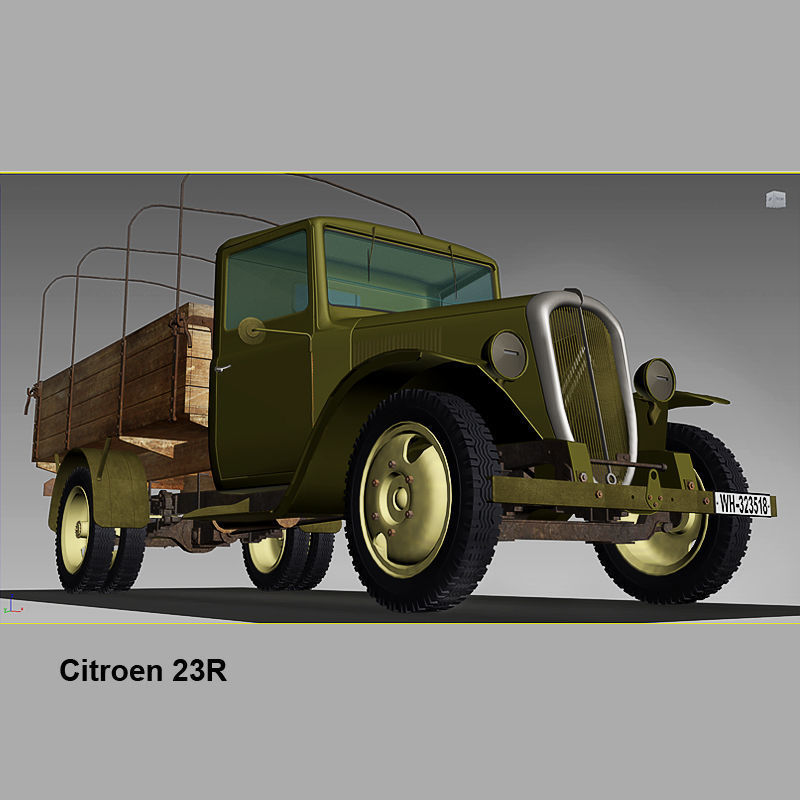 Citroen 23R Cargo Truck 3D model_13