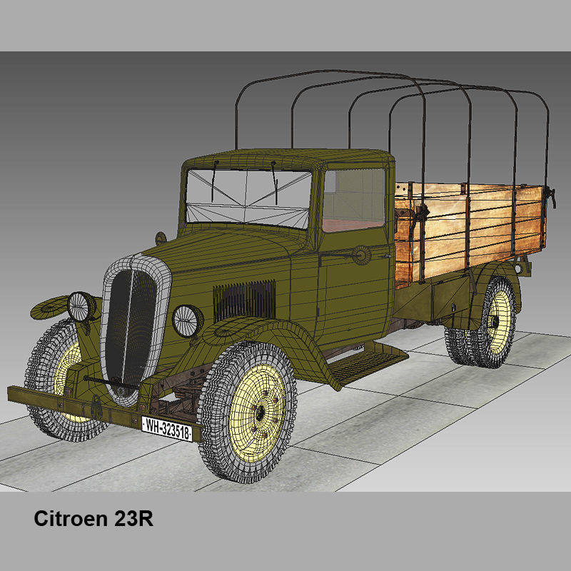 Citroen 23R Cargo Truck 3D model_17