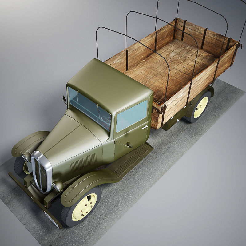 Citroen 23R Cargo Truck 3D model_10