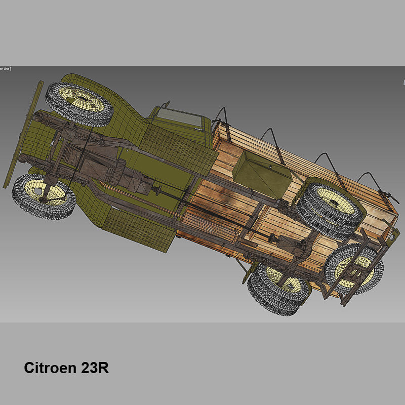 Citroen 23R Cargo Truck 3D model_16
