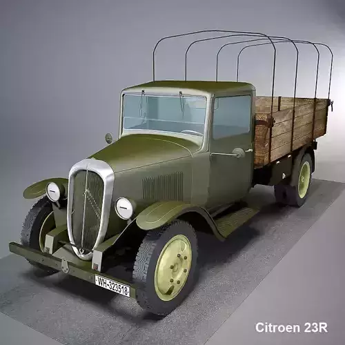 Citroen 23R Cargo Truck 3D model