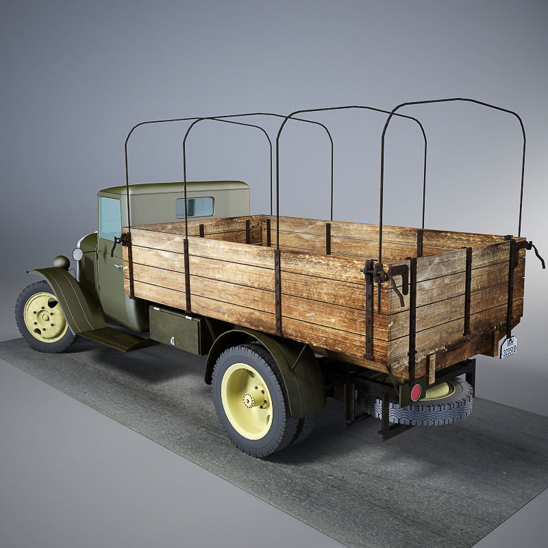 Citroen 23R Cargo Truck 3D model_6