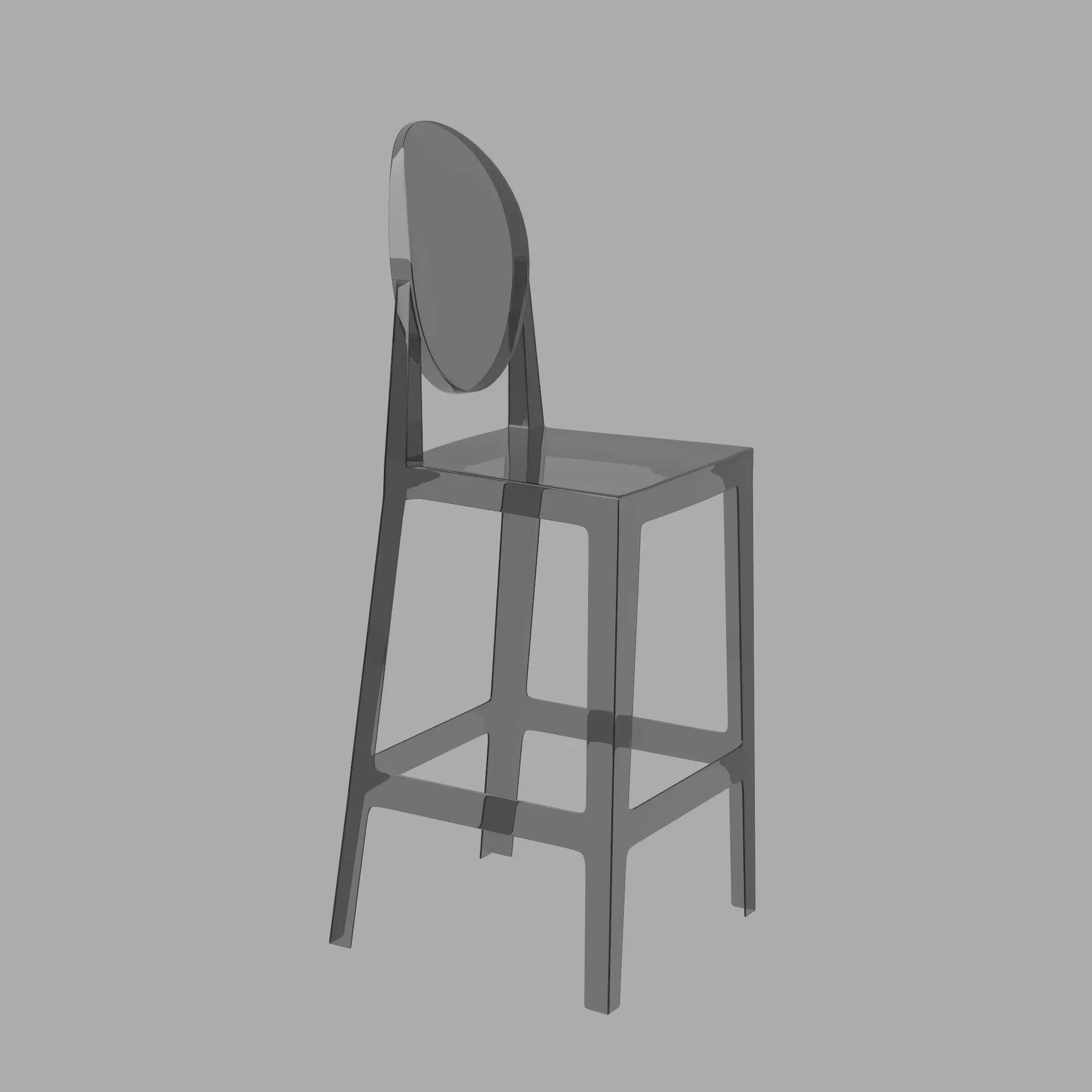 Basilisk Bar Stool 3D model_0