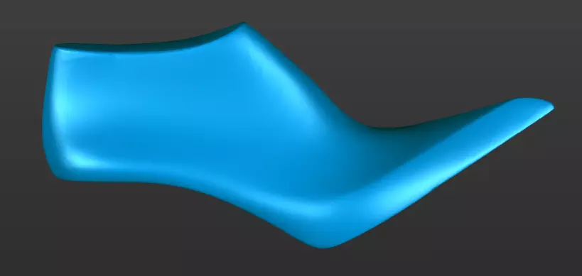 womens shoe last 3D print model_1