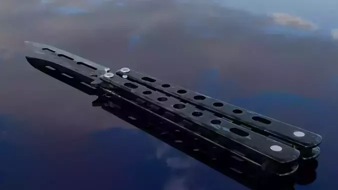 Butterfly Knife 3D model