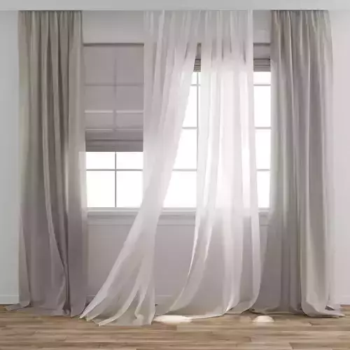 Curtain 005 3D model