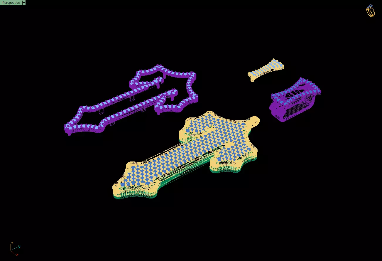 Custom Trapstar Cross Diamond Pendant - Cross Necklace 3D print model_15