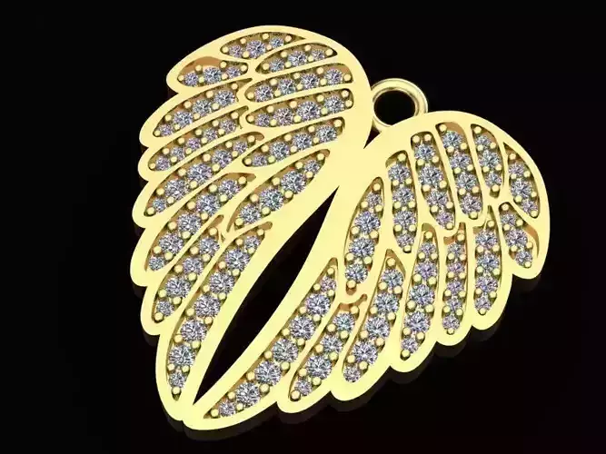 Heart Wings Pendant