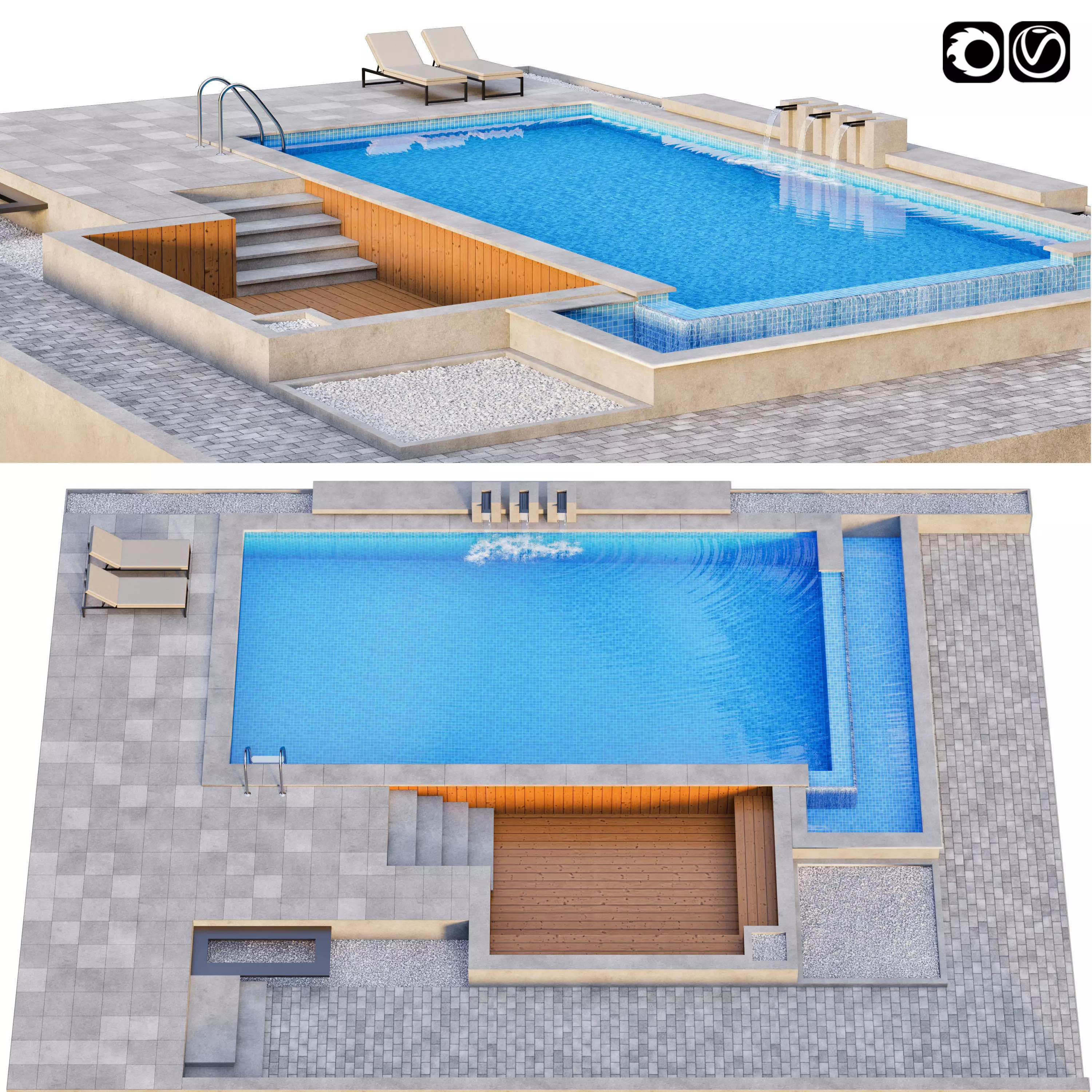 Pool 03 3D model