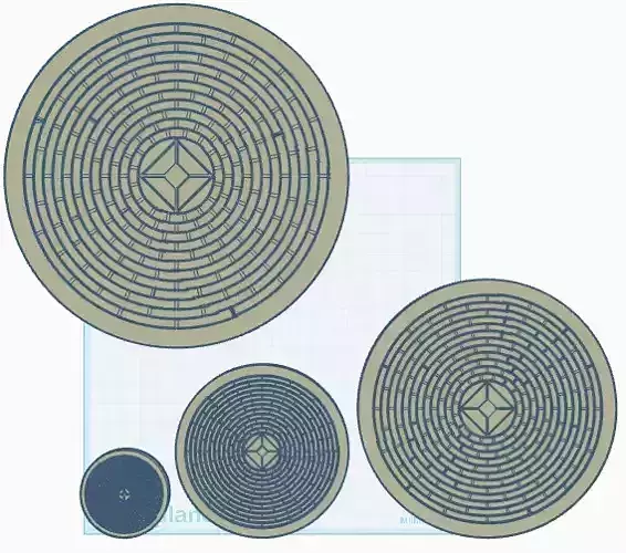arena floor circular 4 sizes