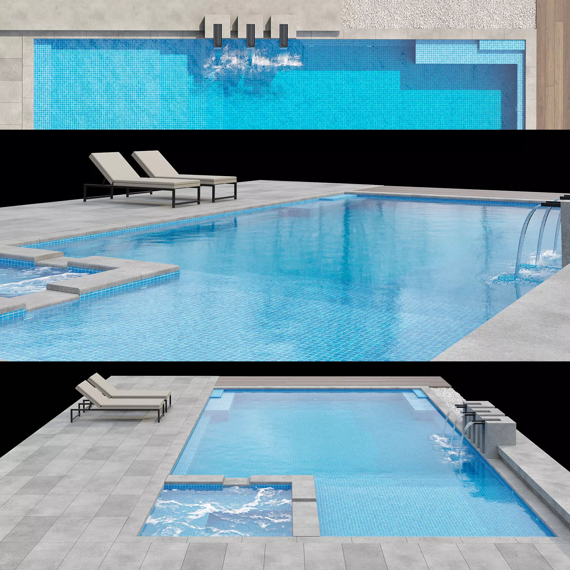Pool 01 3D model_3