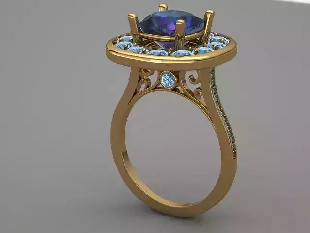 diamond ring 3D model printable