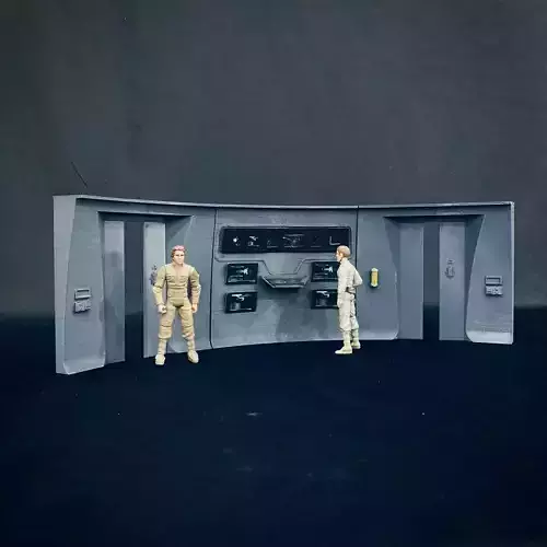 USS Enterprise Bridge Turbolift Doors - The Wrath of Khan