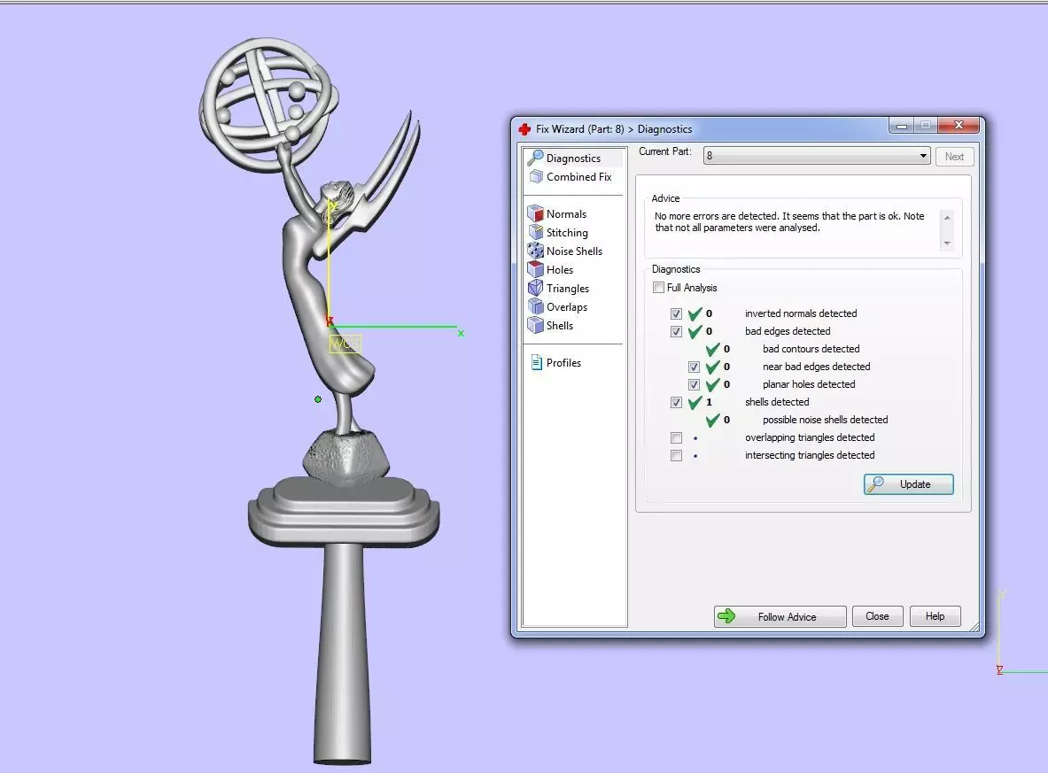 Emmy Trophy Academy Awards Of Merit 3D print model_4