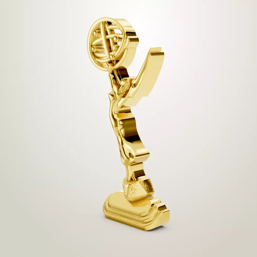 Emmy Trophy Academy Awards Of Merit 3D print model_1