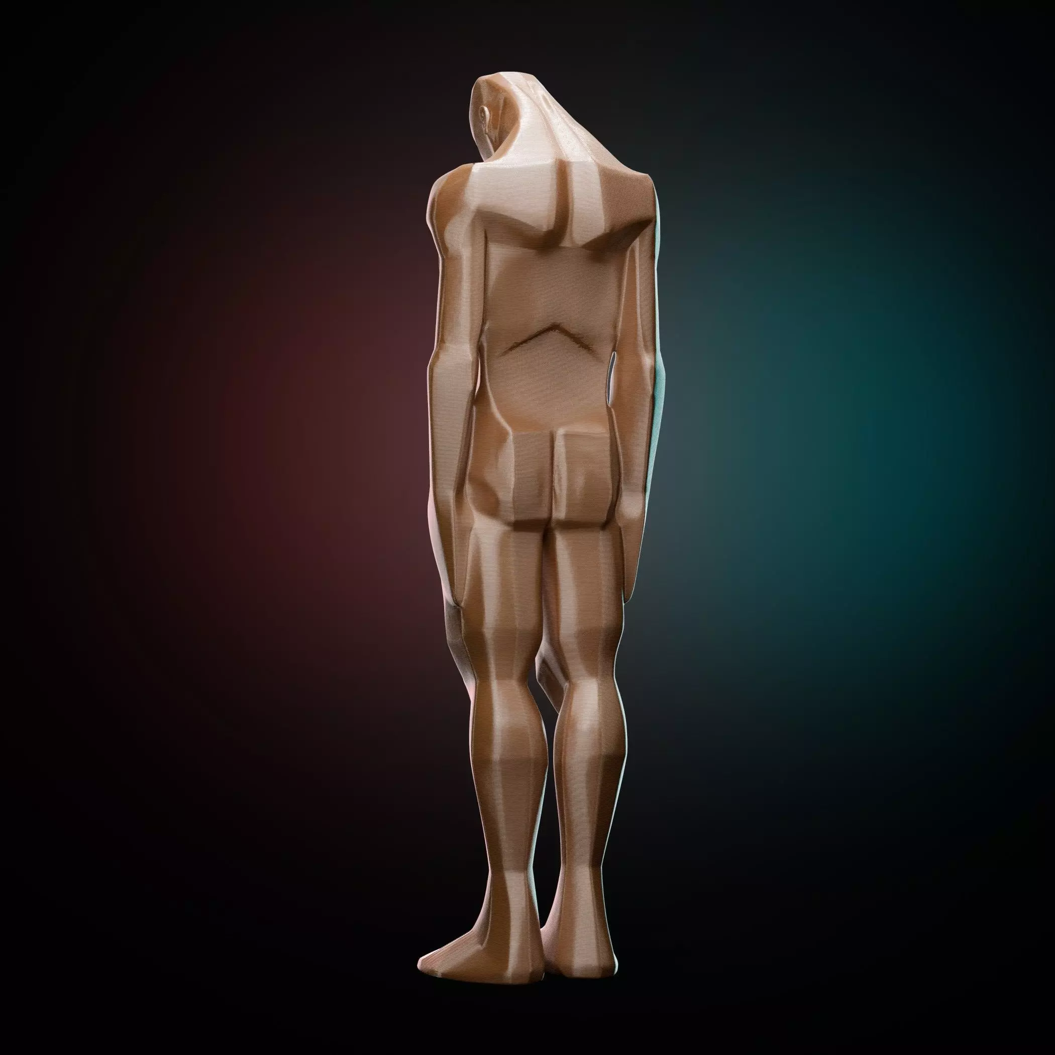 Custom Statue of the Ancient Sith Slave 3D print model_1