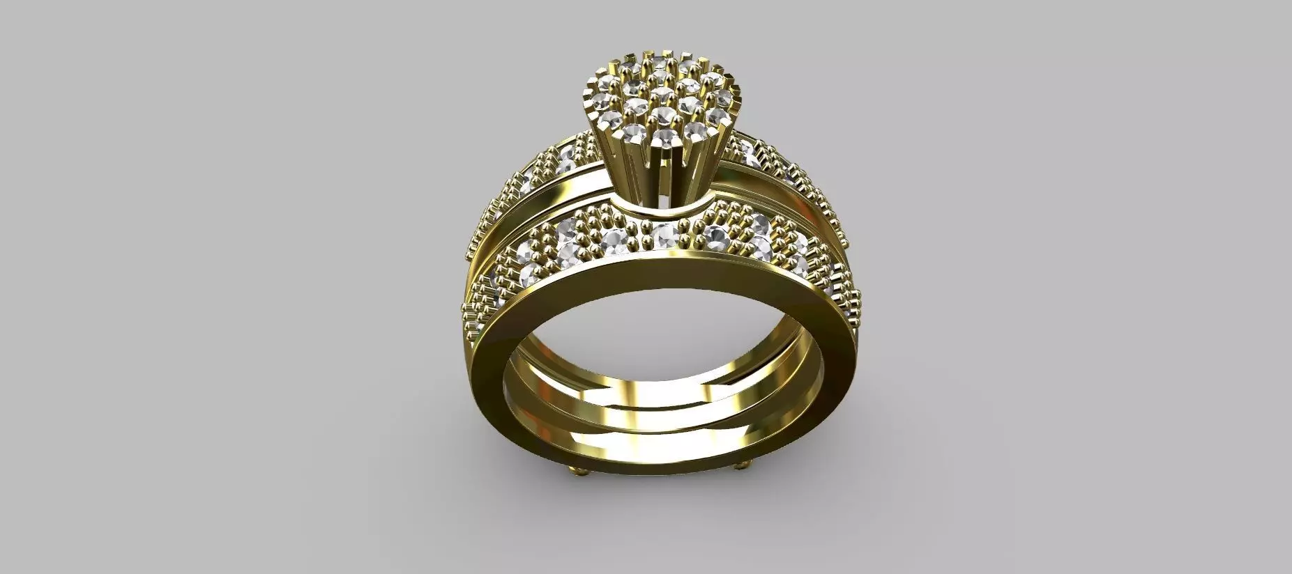 Shower Ring 3D print model_3