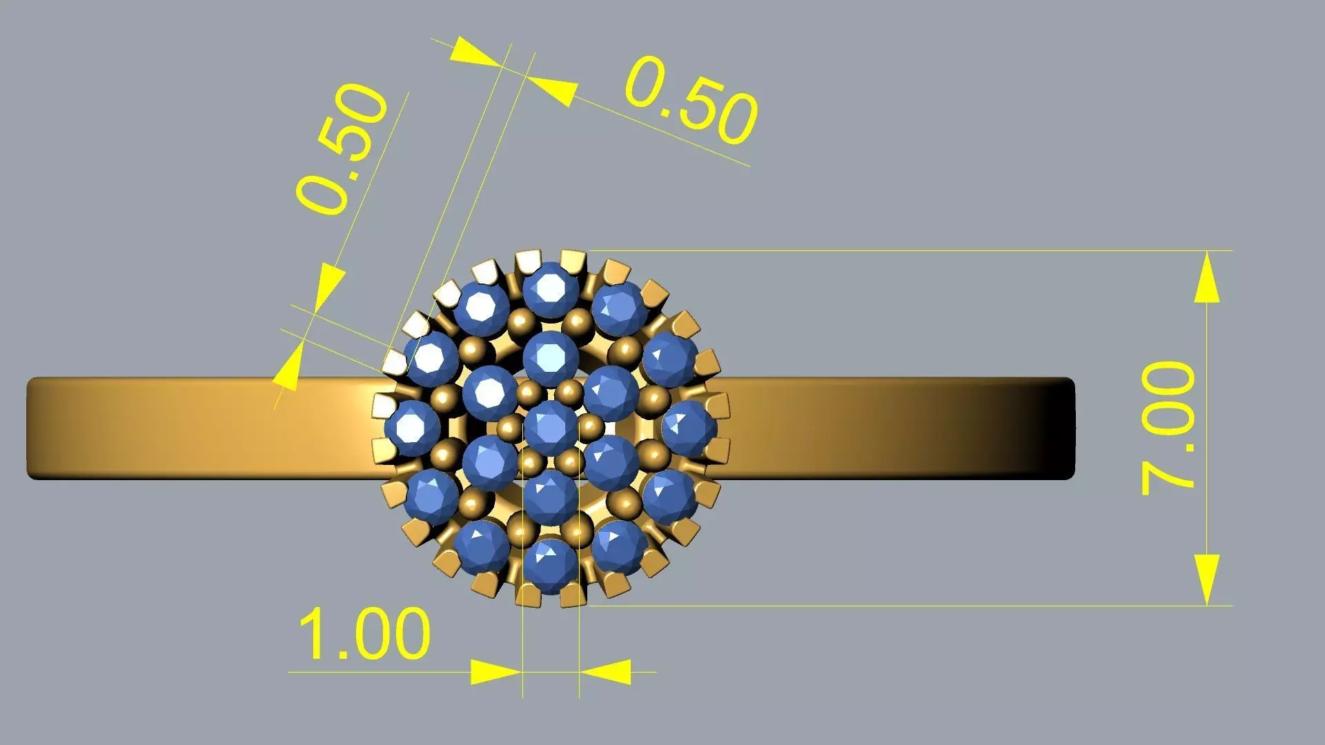 Shower Ring 3D print model_14