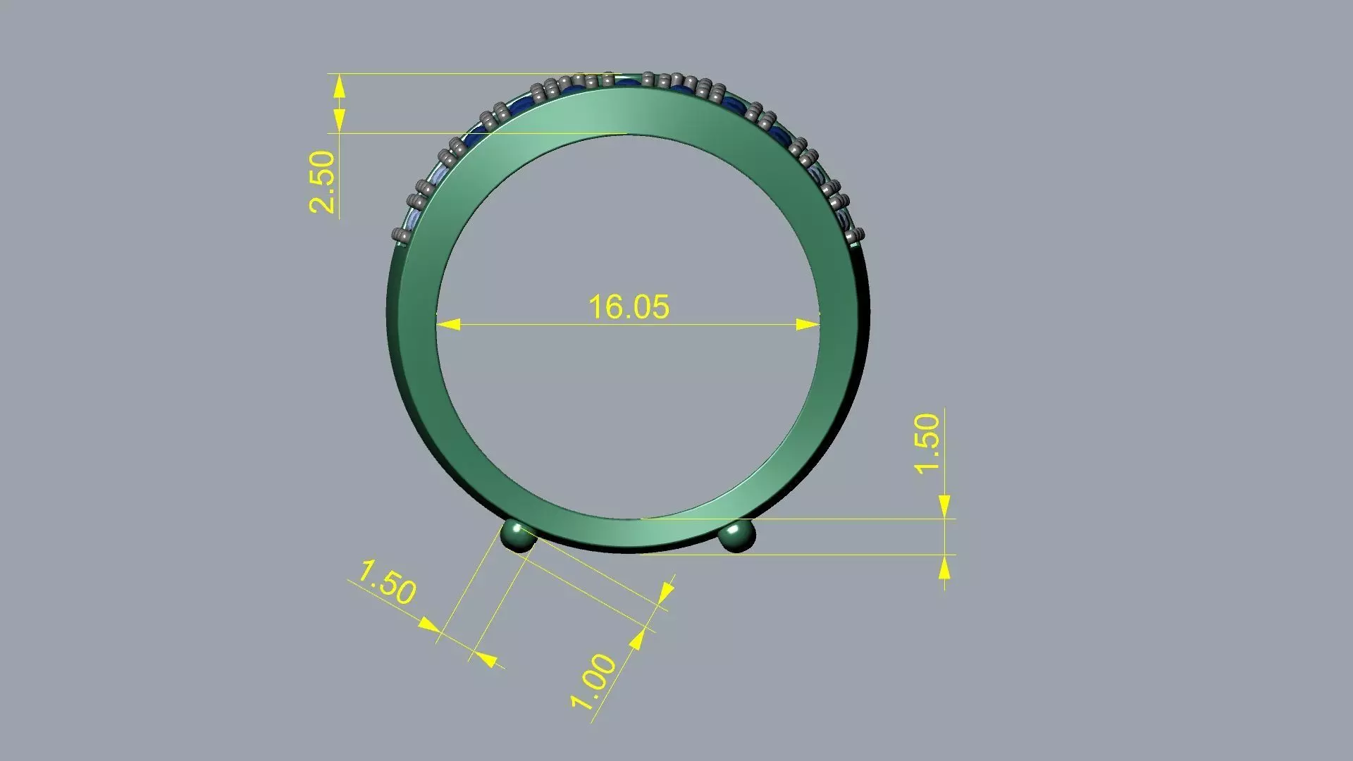 Shower Ring 3D print model_10