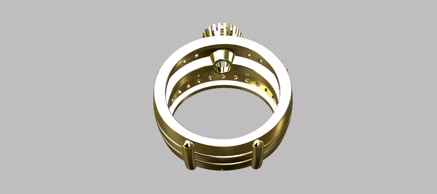 Shower Ring 3D print model_2