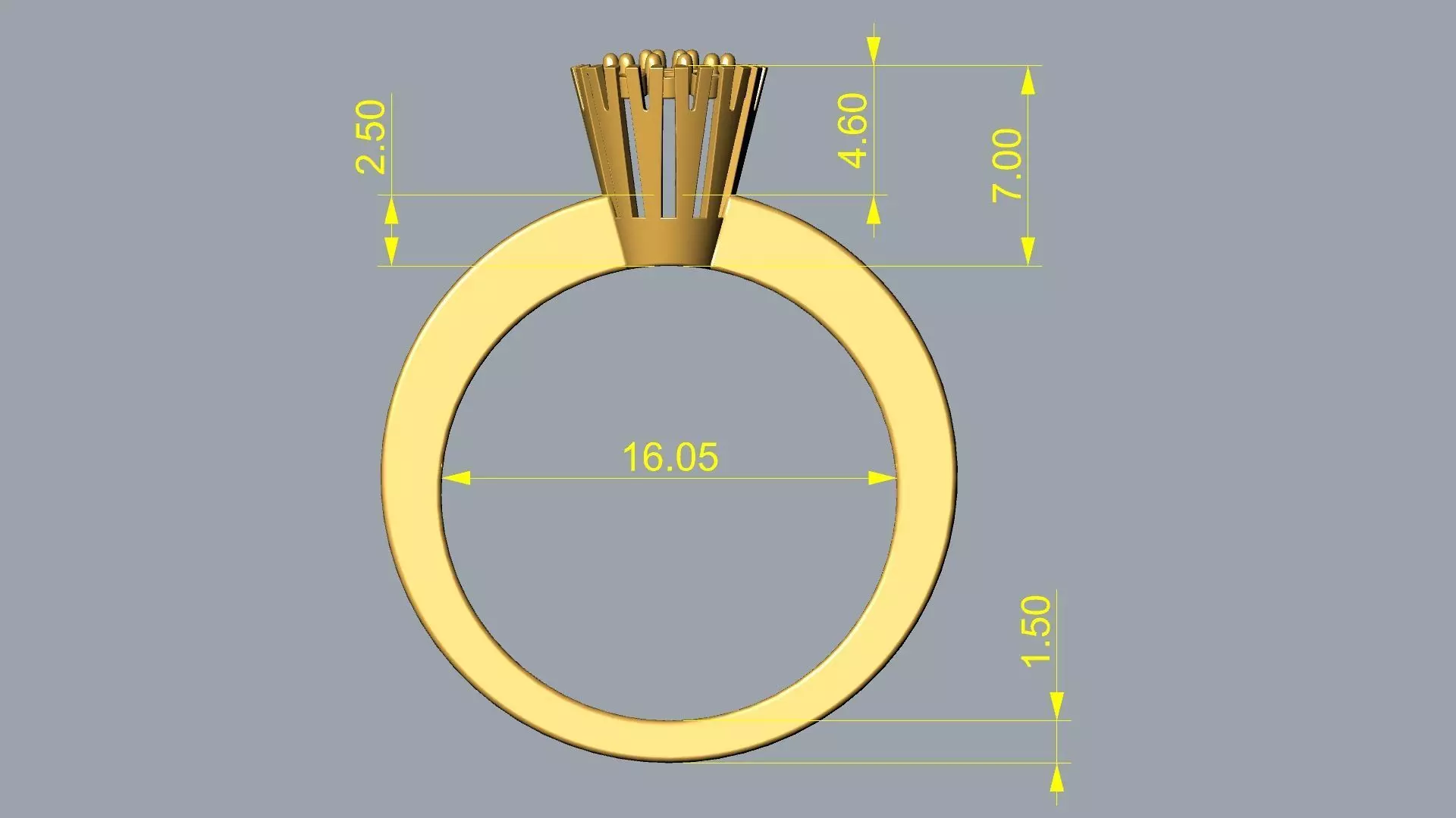 Shower Ring 3D print model_13