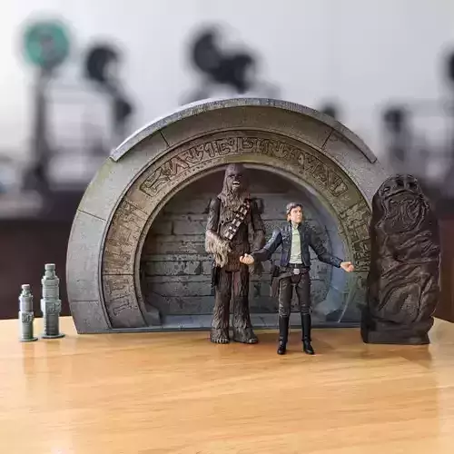 Dok-Ondar Den of Antiquities Entrance Diorama