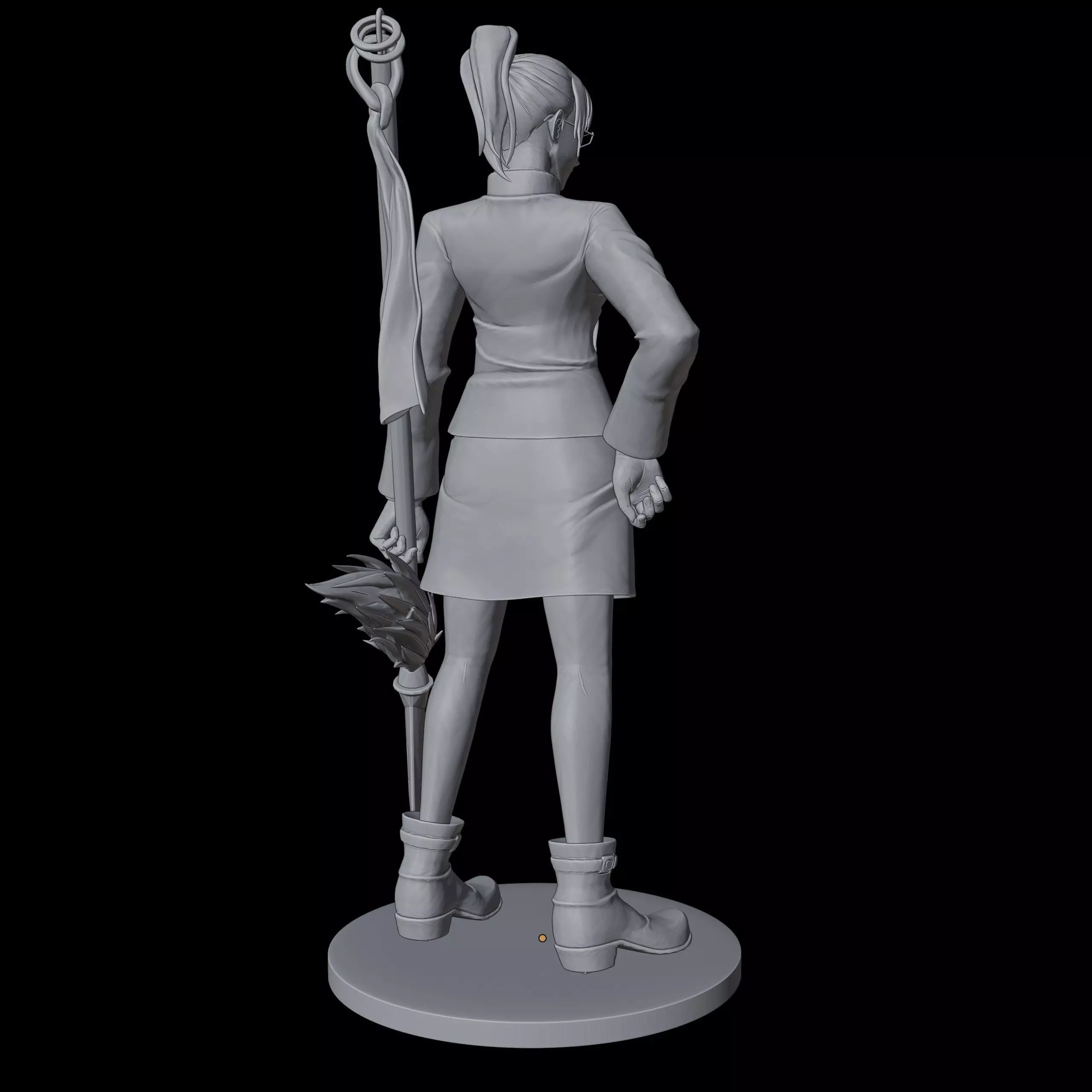 Maki Zenin 3D print model_9