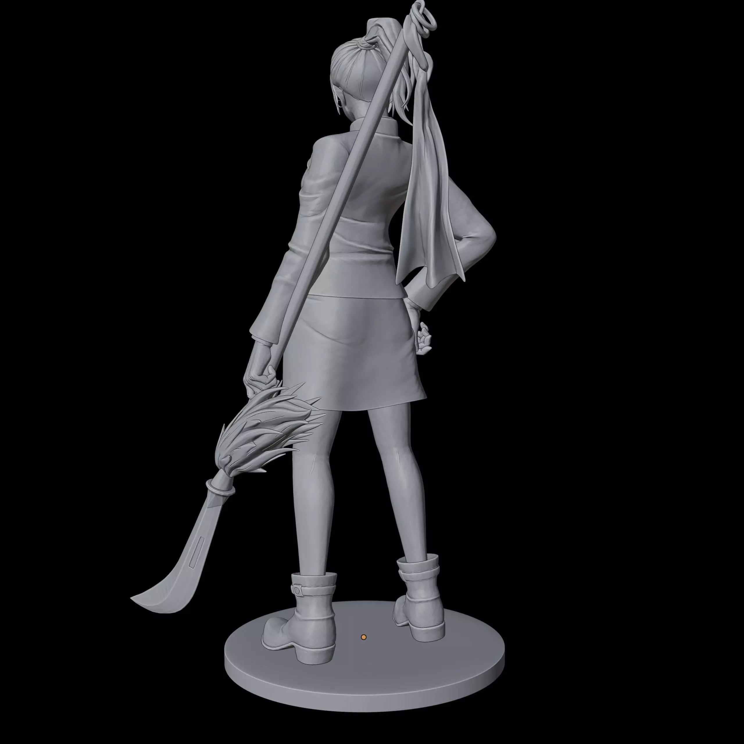 Maki Zenin 3D print model_7