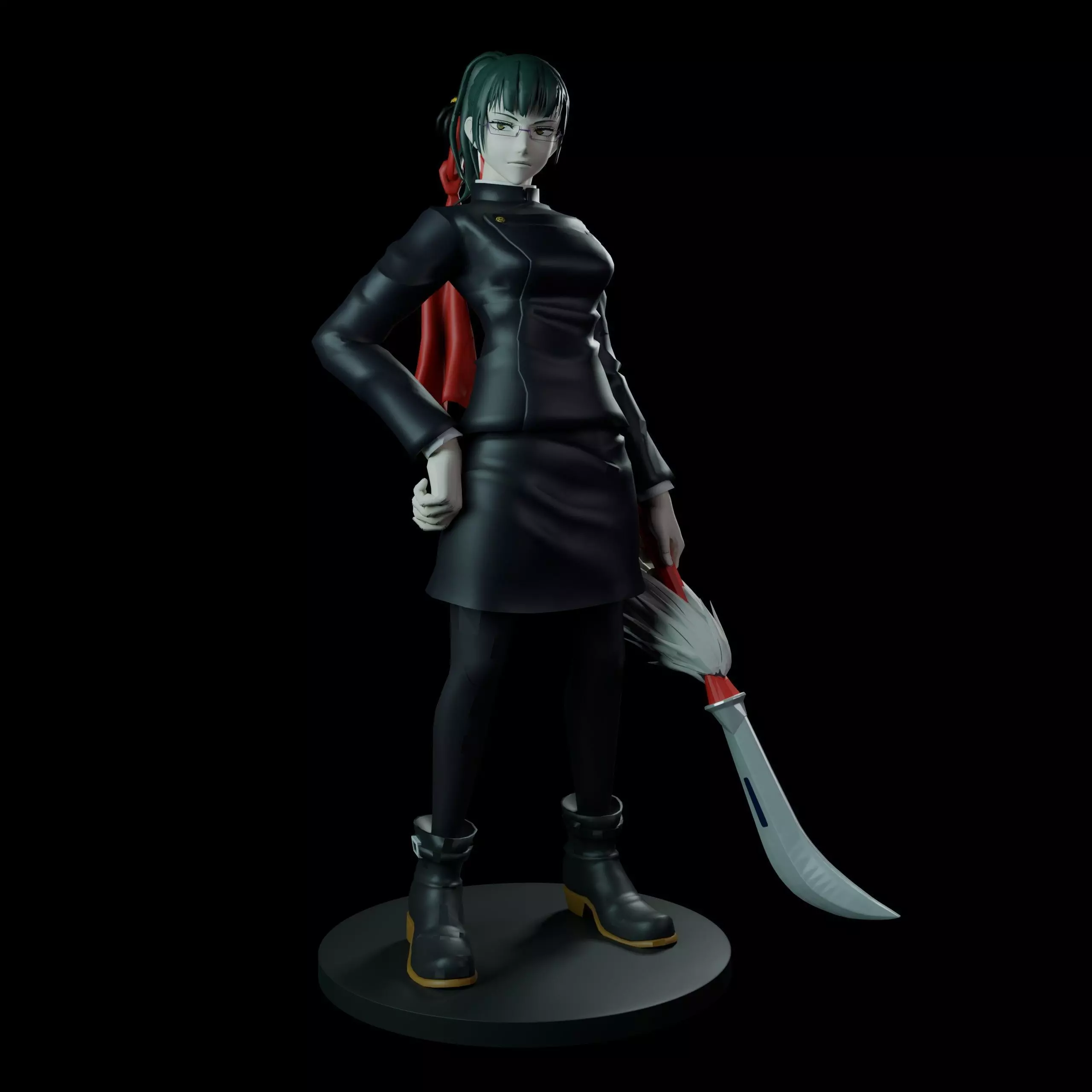 Maki Zenin 3D print model_0