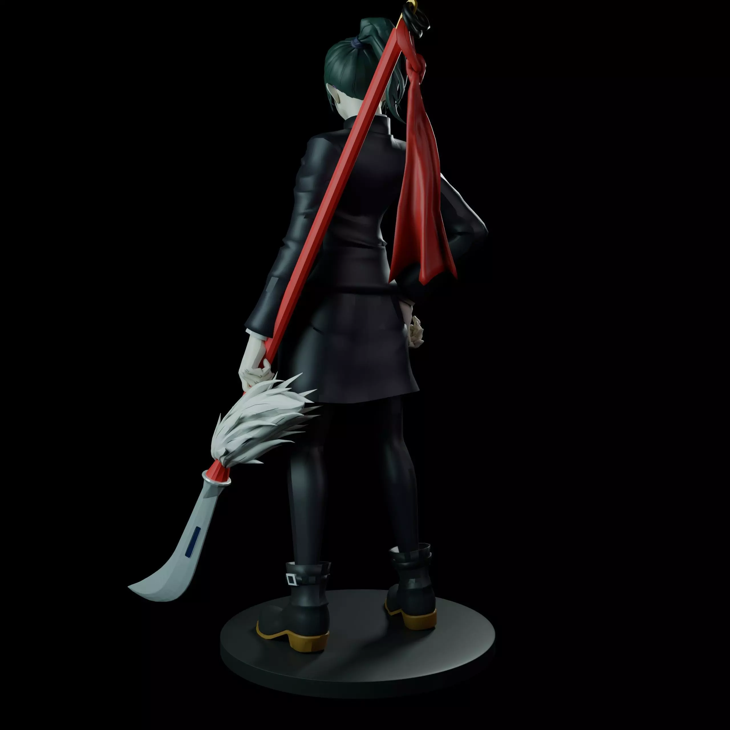 Maki Zenin 3D print model_6