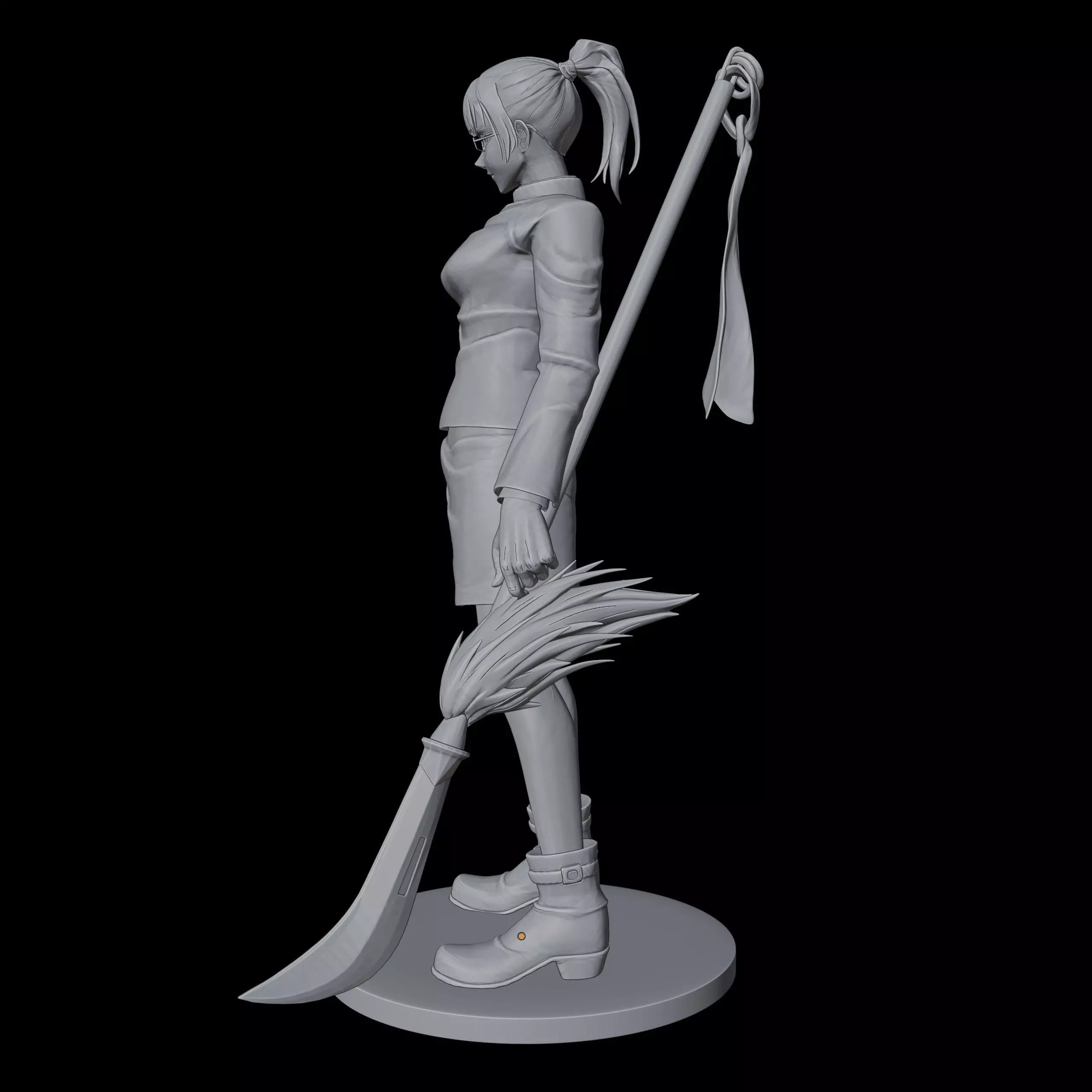 Maki Zenin 3D print model_5
