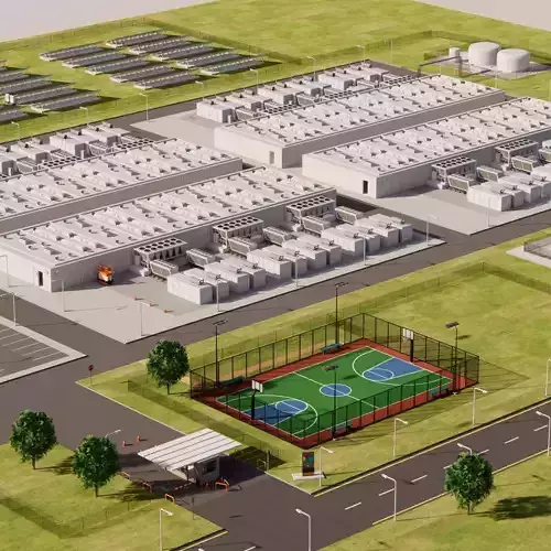 Huge Google Data Center Area