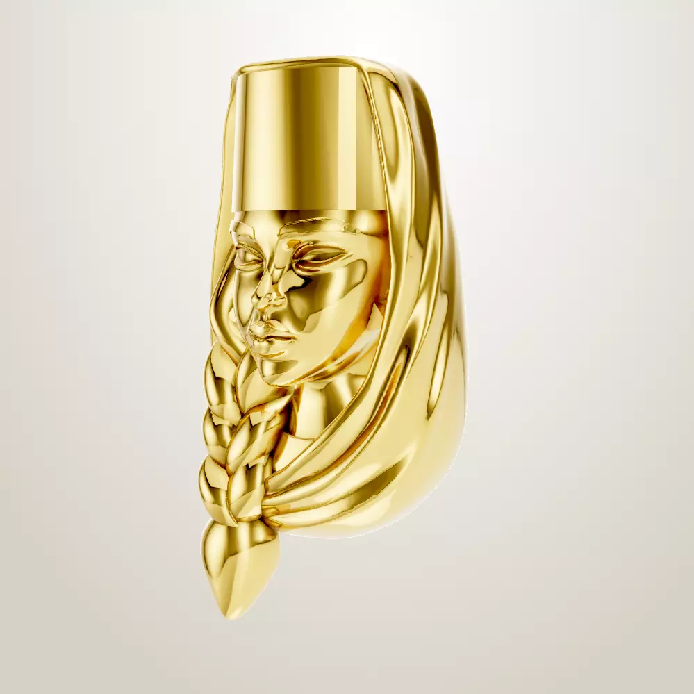 Armenian girl  3D print model_2