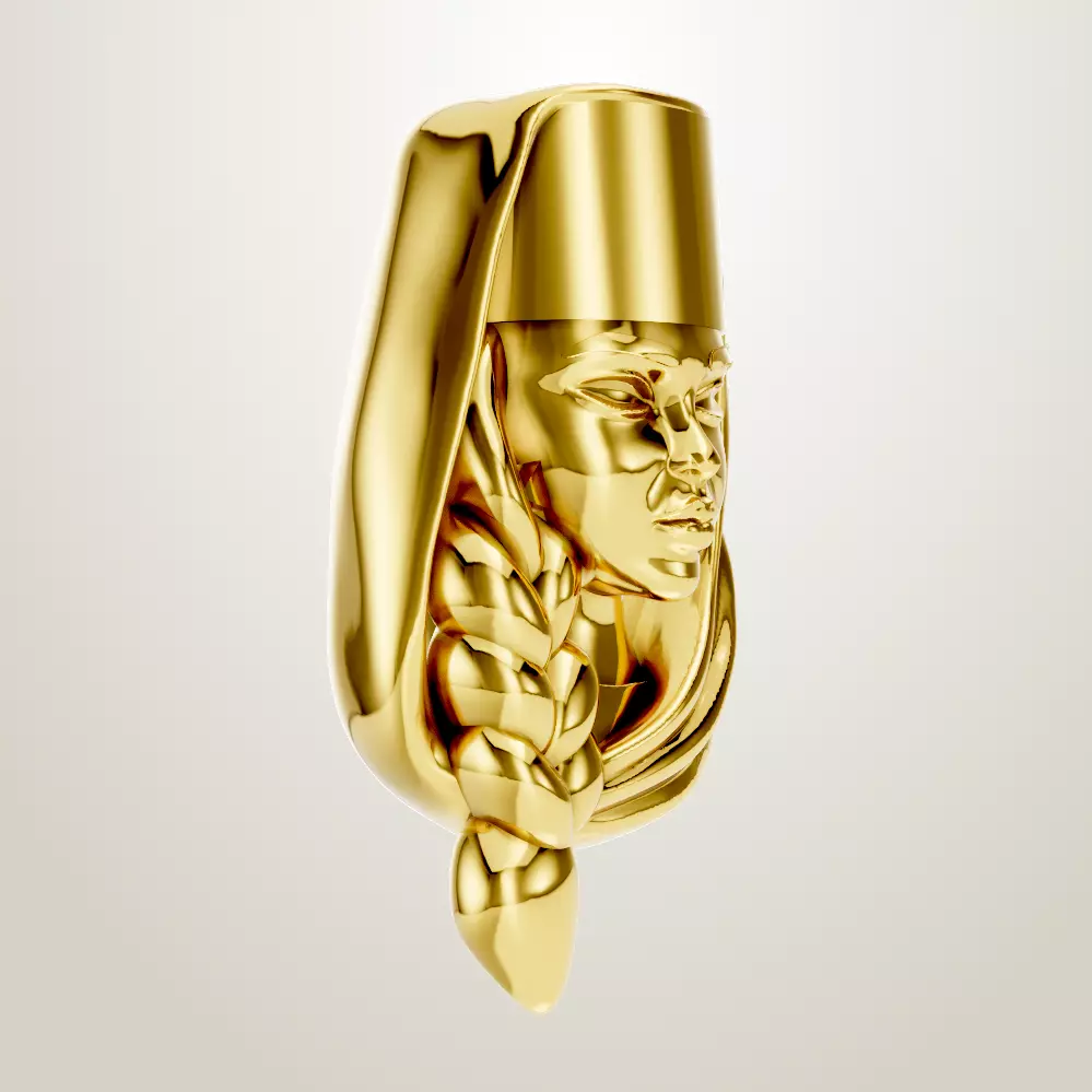 Armenian girl  3D print model_1