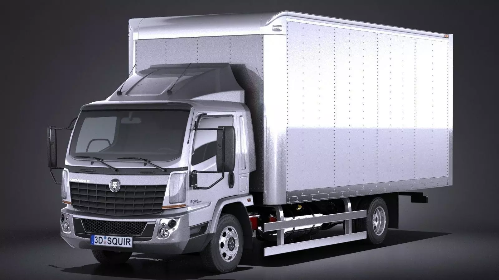 Generic Cargo Truck Mid Size 2016 3D model_0