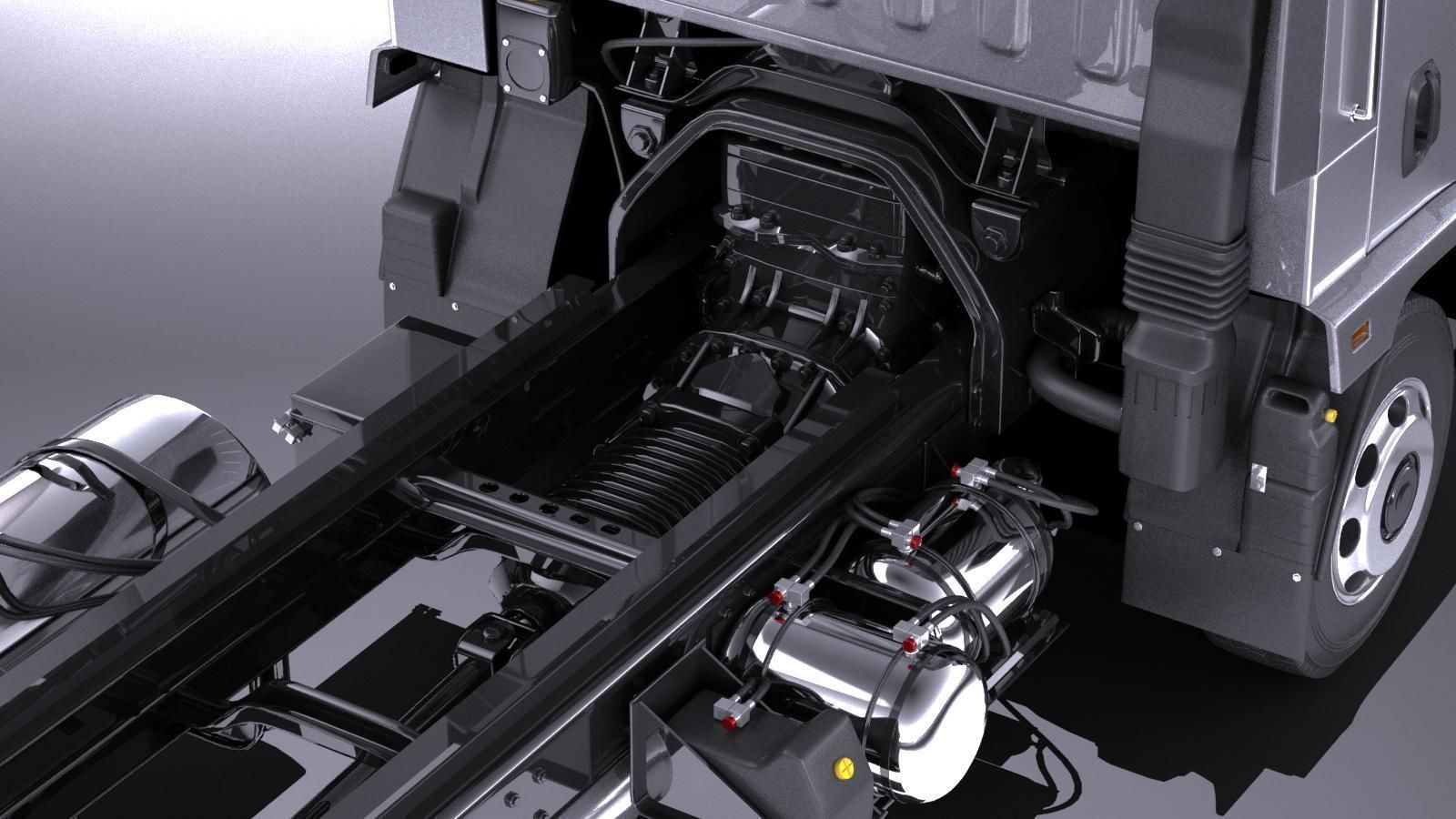 Generic Cargo Truck Mid Size 2016 3D model_9