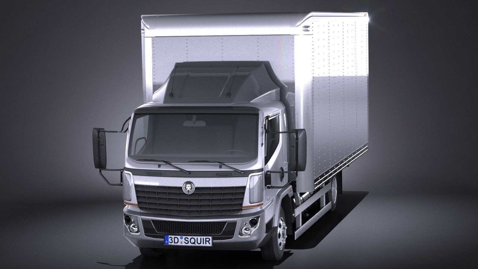 Generic Cargo Truck Mid Size 2016 3D model_1