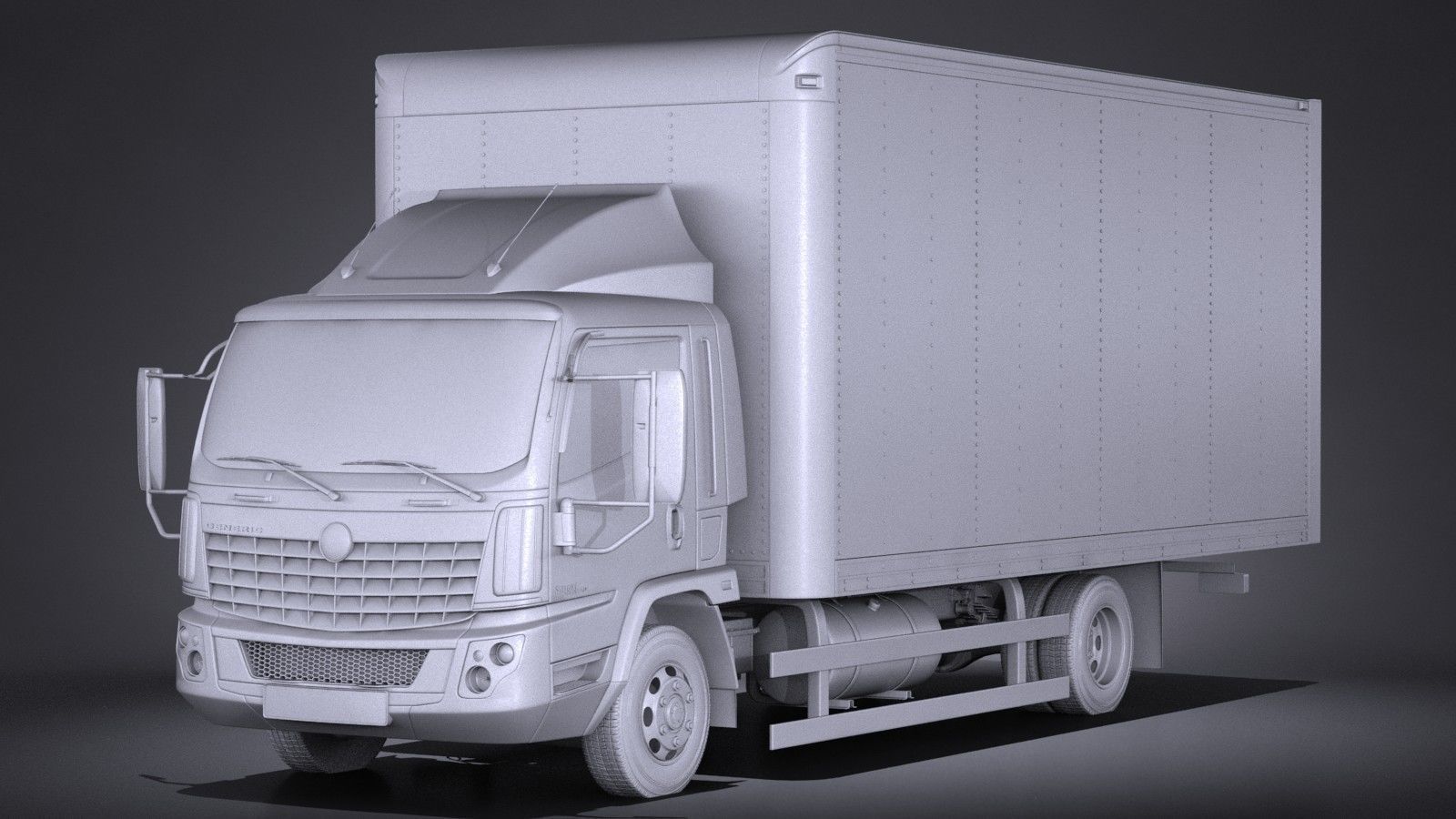 Generic Cargo Truck Mid Size 2016 3D model_10