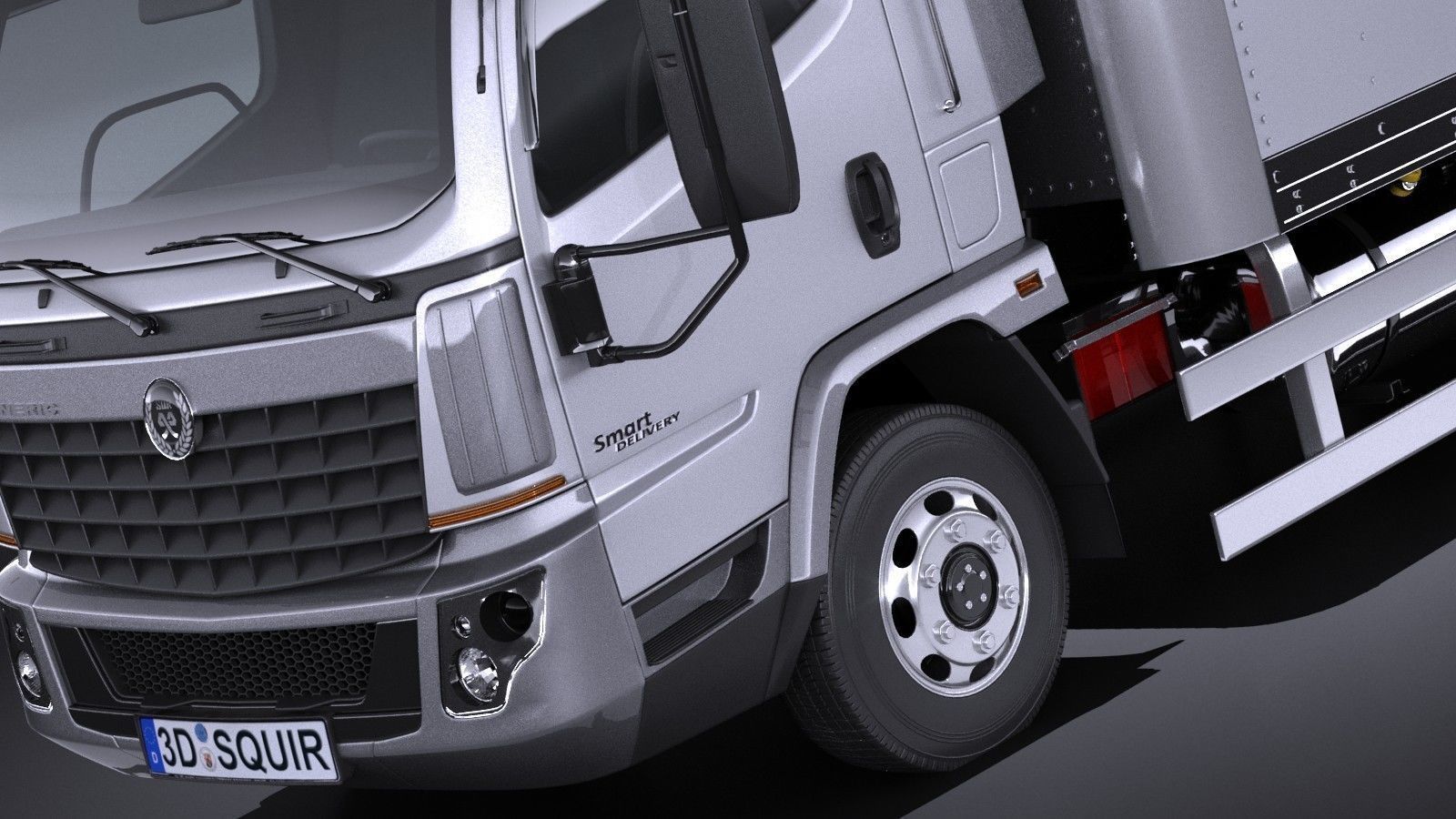 Generic Cargo Truck Mid Size 2016 3D model_2