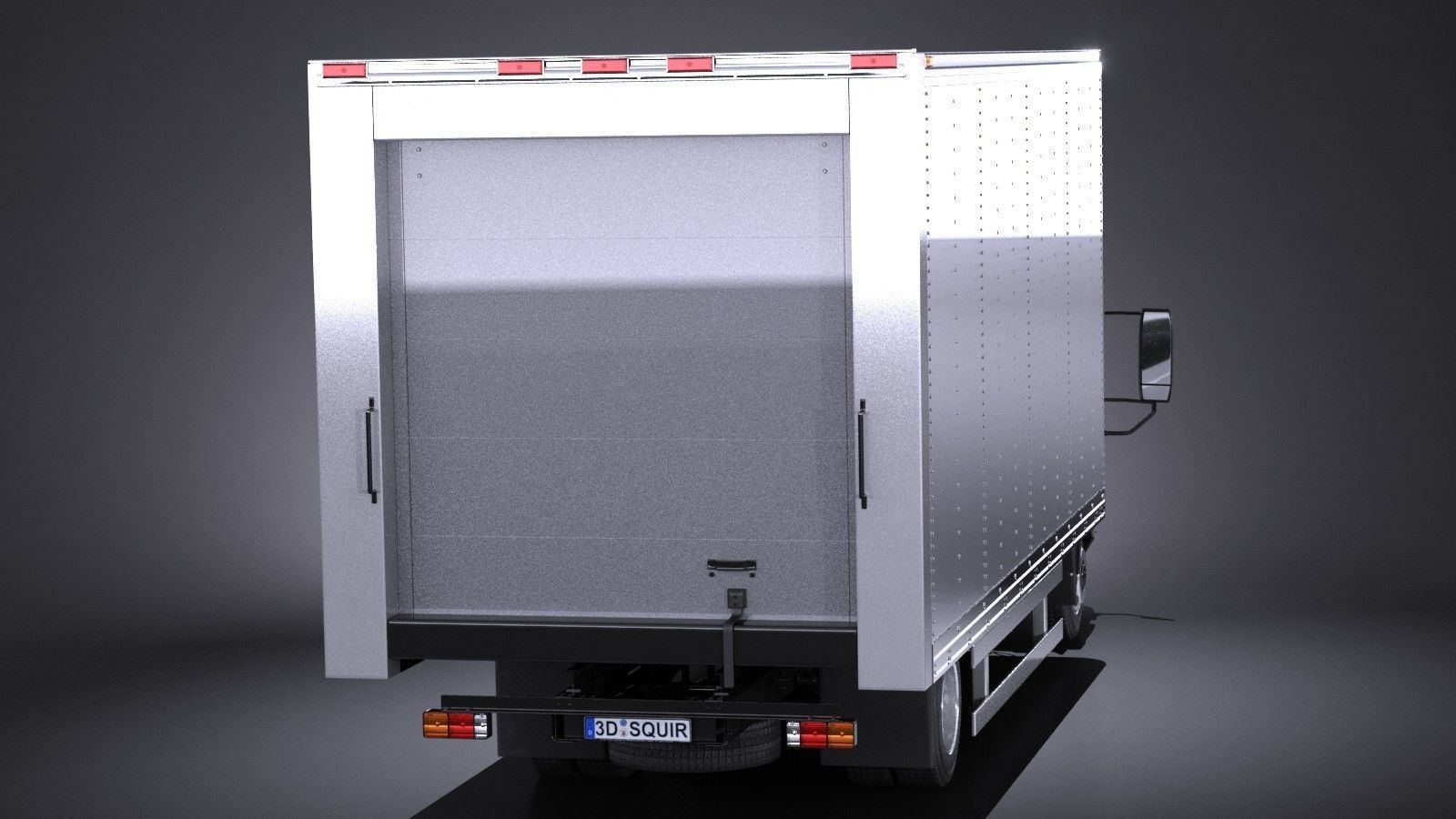 Generic Cargo Truck Mid Size 2016 3D model_4
