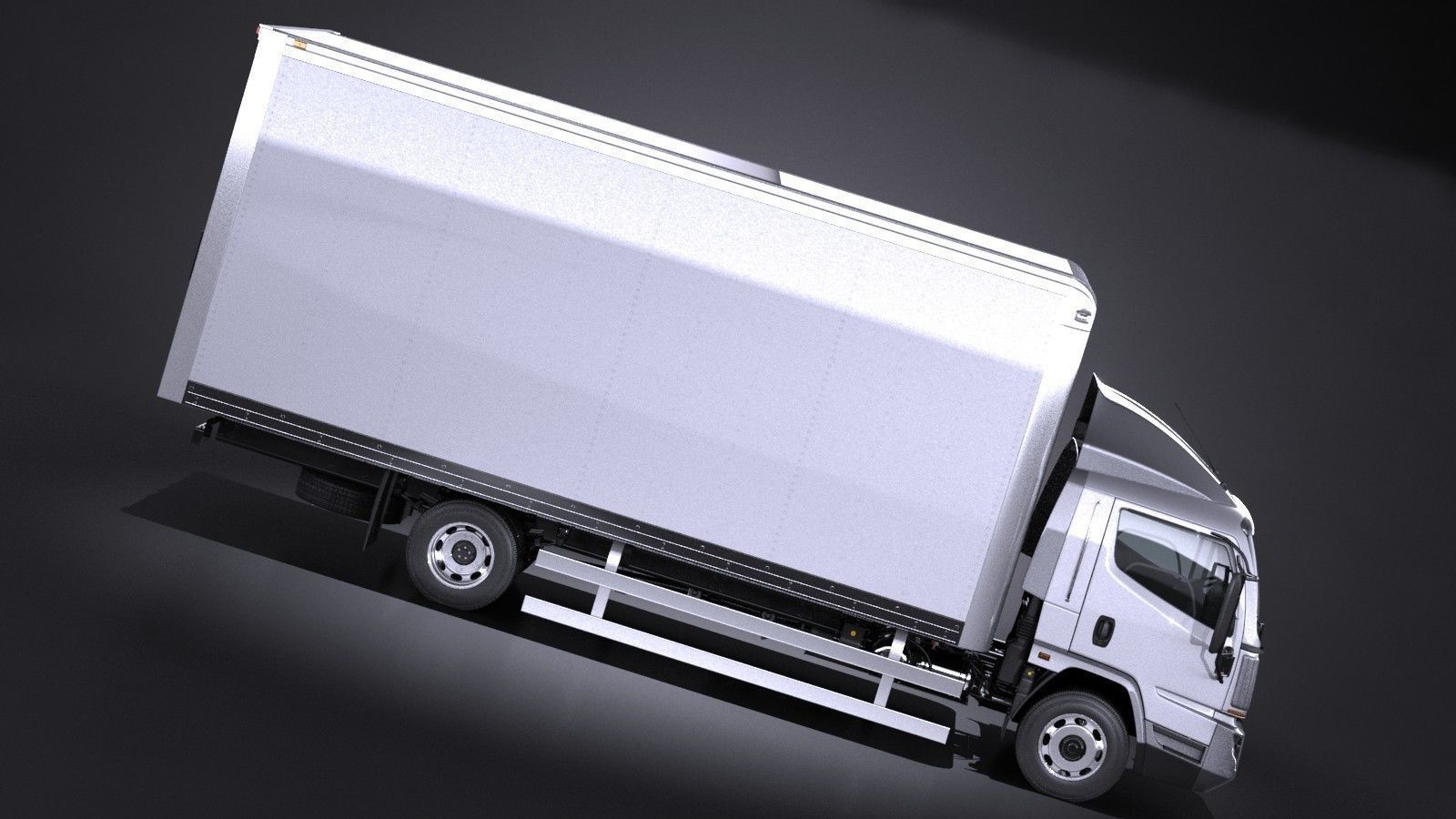 Generic Cargo Truck Mid Size 2016 3D model_6