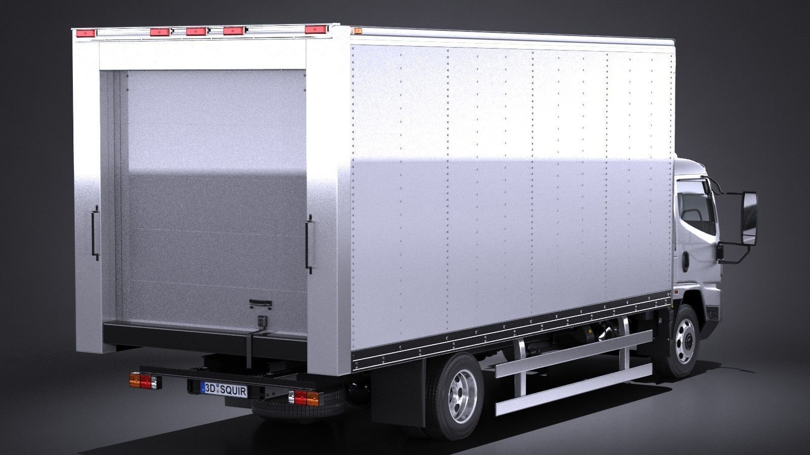 Generic Cargo Truck Mid Size 2016 3D model_5