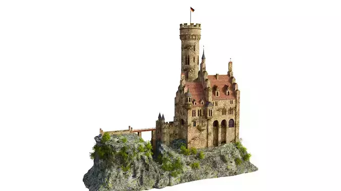 Lichtenstein Castle 3D model