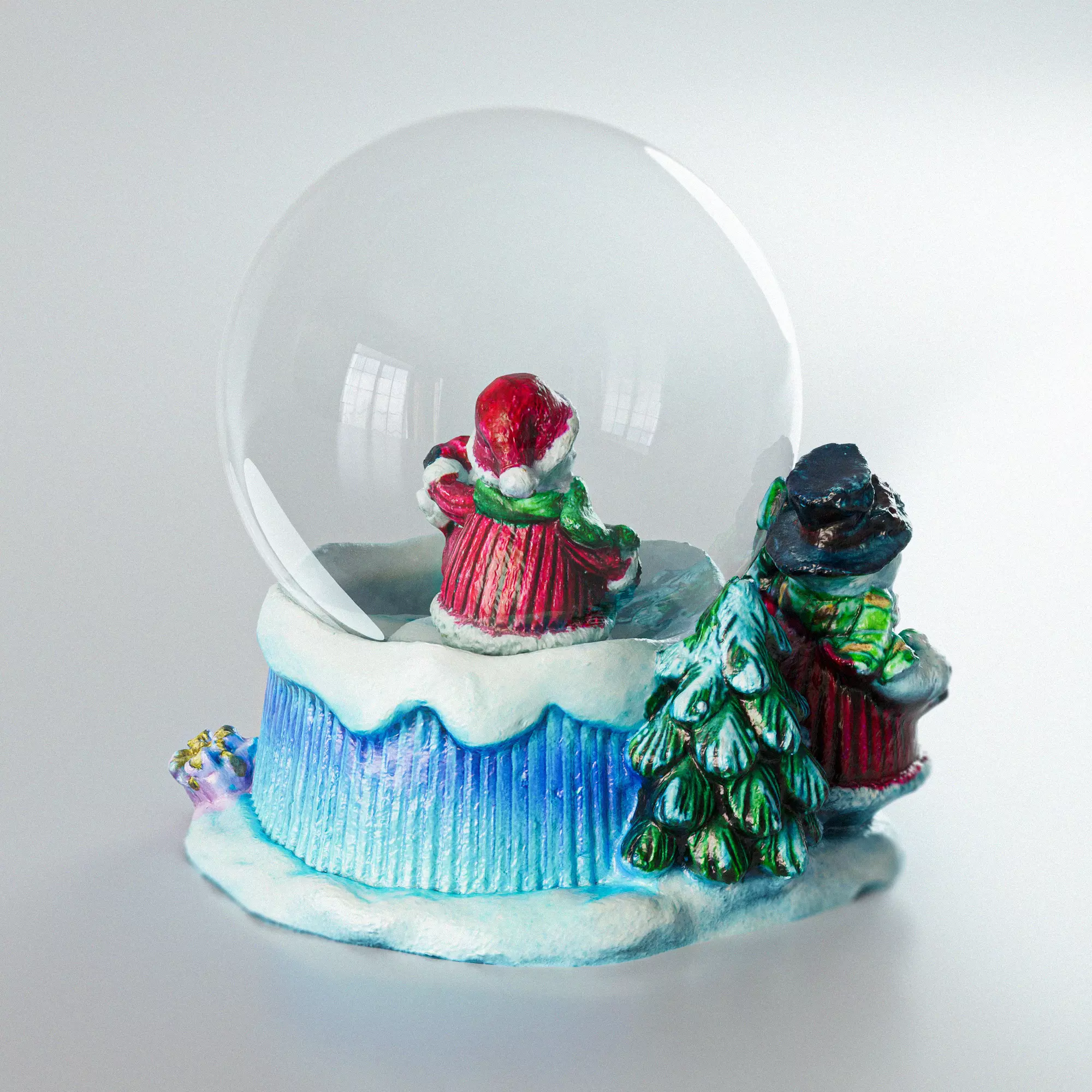 Snowglobe 3D model_2