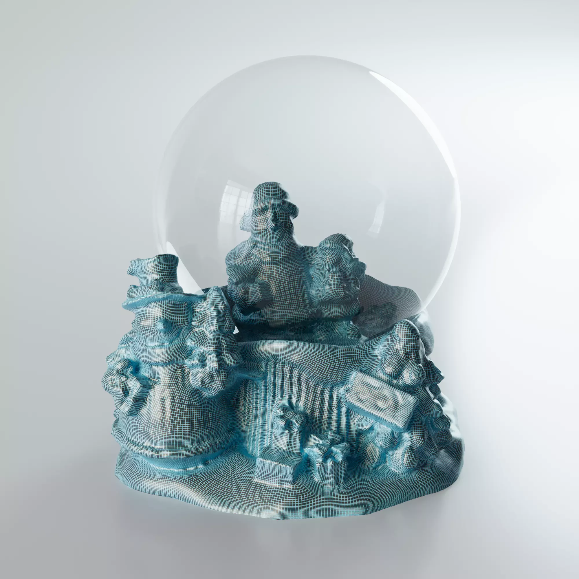 Snowglobe 3D model_4