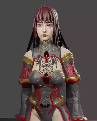 Enemy NPC  Game-Ready Vampire Boss with Animations Unity