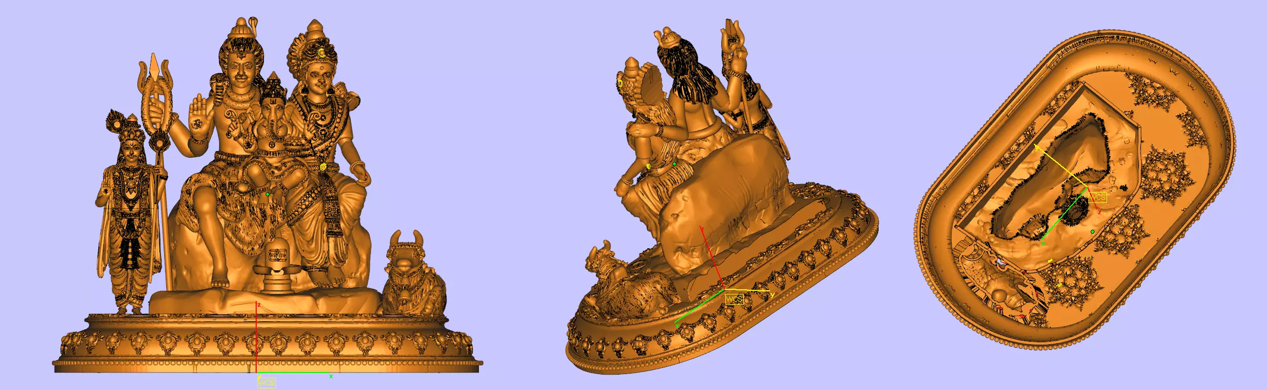 Shiv Parvati Mandir 3D print model